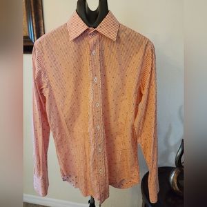 Bugatchi men long sleeve buttons down shirt.